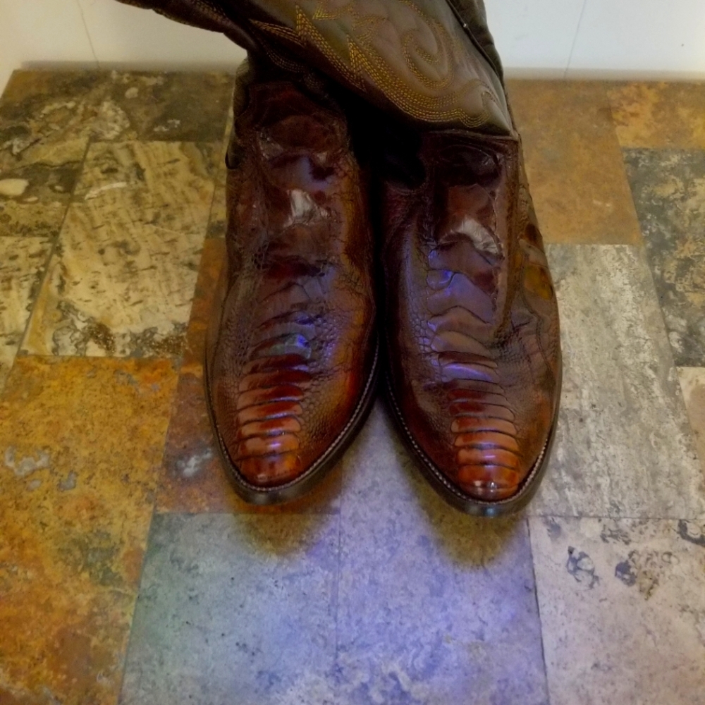Men's Ostrich Boots